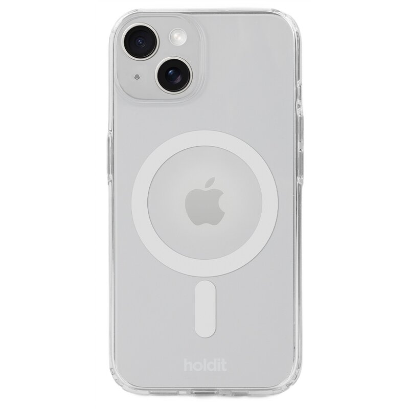 Holdit MagSafe Case iPhone 15/14/13 White/Transparent