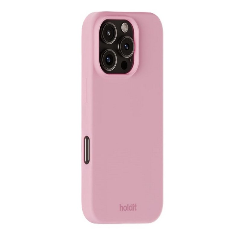 Etui HOLDIT Silicone do Apple iPhone 16 Pro Max Różowy