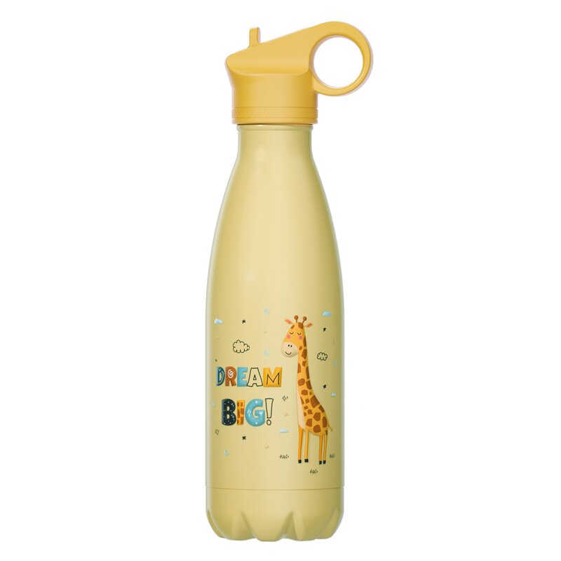 Butelka termiczna MAESTRO Giraffe MR-1645-D Żółty 400 ml