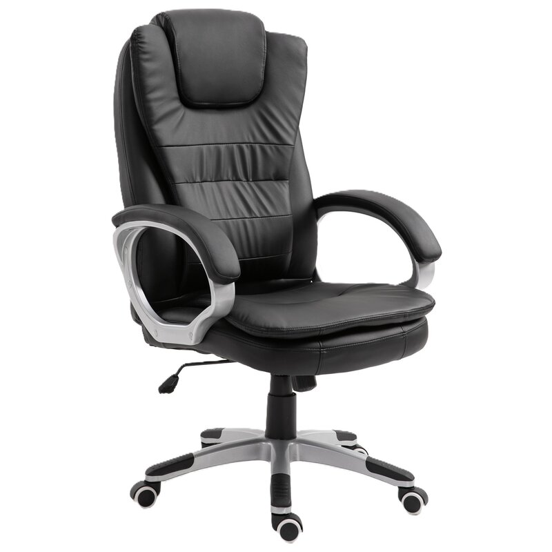 Fotel ACTIVEJET YK7304 Czarny Podgrzewany z masażem