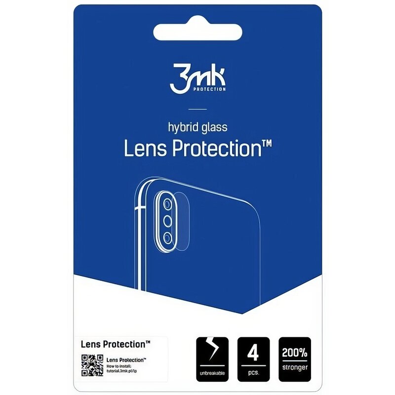Szkło hybrydowe na obiektyw 3MK Lens Protection do Oppo A3i