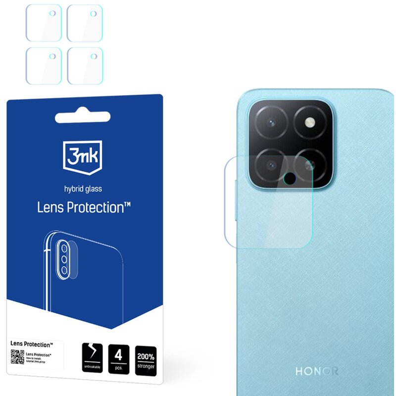 Szkło hybrydowe na obiektyw 3MK Lens Protection do Honor X5b Plus/Honor X5b