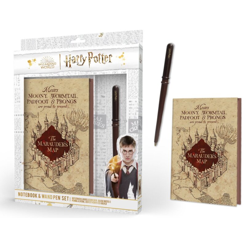 Pyramid SR74636 Notatnik i Długopis Harry Potter The Maruders Map