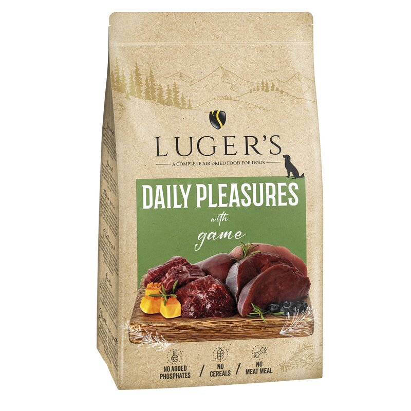 Karma dla psa suszona LUGER'S Daily Pleasures Dziczyzna 9 kg