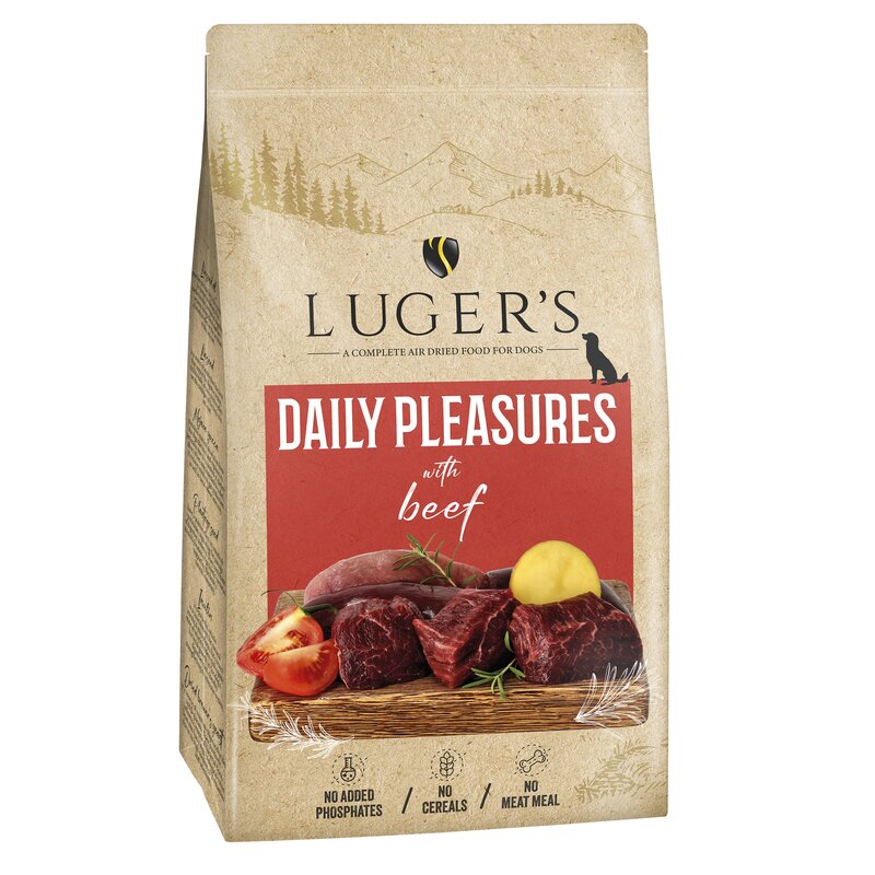 Karma dla psa suszona LUGER'S Daily Pleasures Wołowina 9 kg