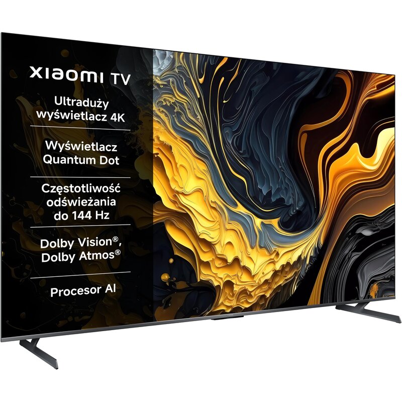 Xiaomi TV Max 85 2025 (L85MA-MAXEU) 85" QLED 4K 144Hz Google TV Dolby Vision Dolby Atmos HDMI 2.1 DVB-T2