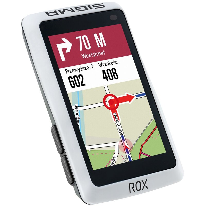 Nawigacja rowerowa SIGMA Rox 12.1 Evo Basic Set Biały Podświetlany