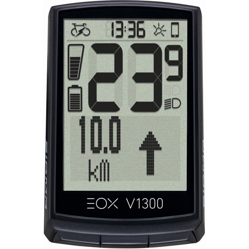 Licznik rowerowy SIGMA Eox View 1300 Standard Czarny Podświetlany