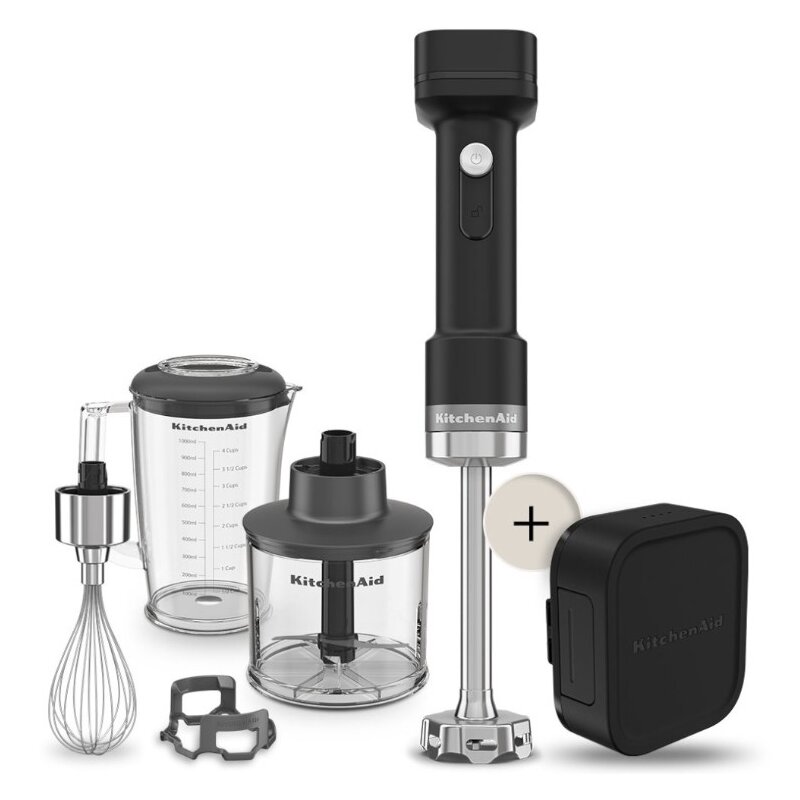Blender KITCHENAID GO 5KHBRV75BM Bezprzewodowy z akcesoriami + Akumulator