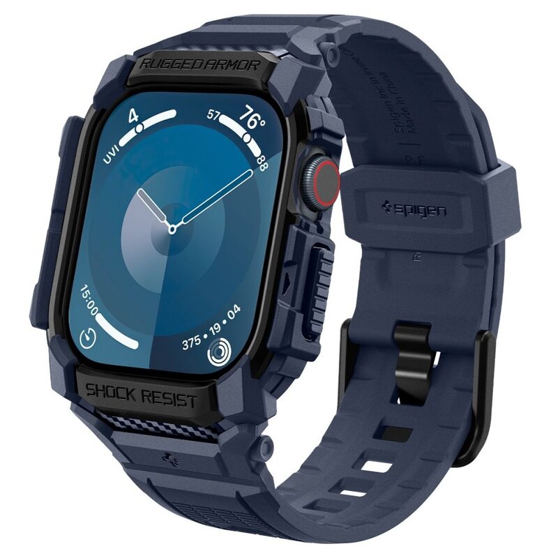 Pasek SPIGEN Rugged Armor Pro do Apple Watch do koperty 46 mm Granatowy