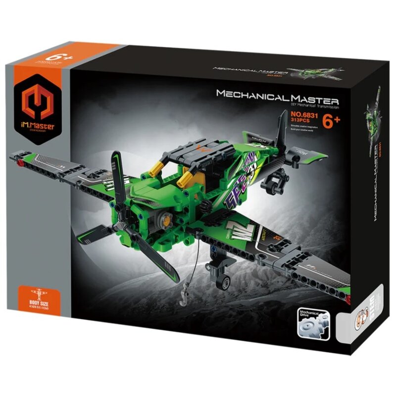 Klocki plastikowe IM.MASTER Mechanical Samolot ratunkowy IM6831