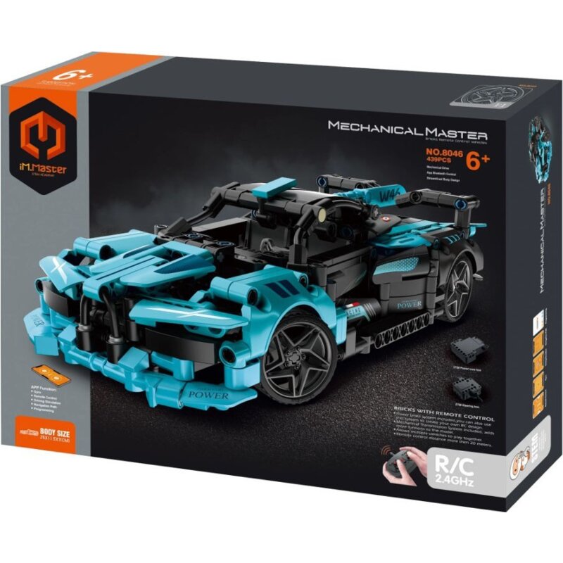Klocki plastikowe IM.MASTER Radio Control Zdalne sterowanie Wyścigówka IM8046