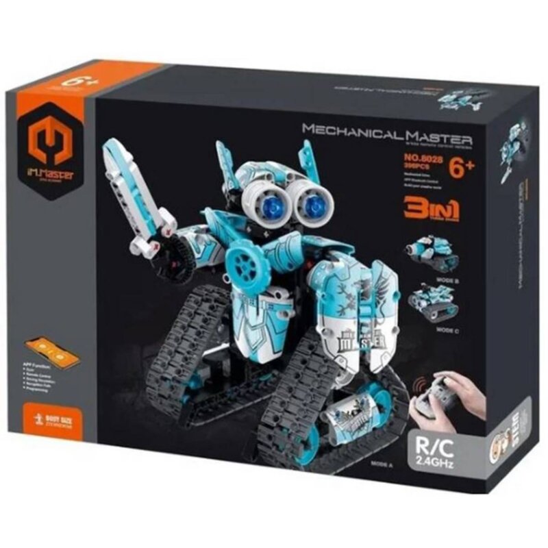 Klocki plastikowe IM.MASTER Radio Control Zdalne sterowanie Robo-auto 2w1 IM8028