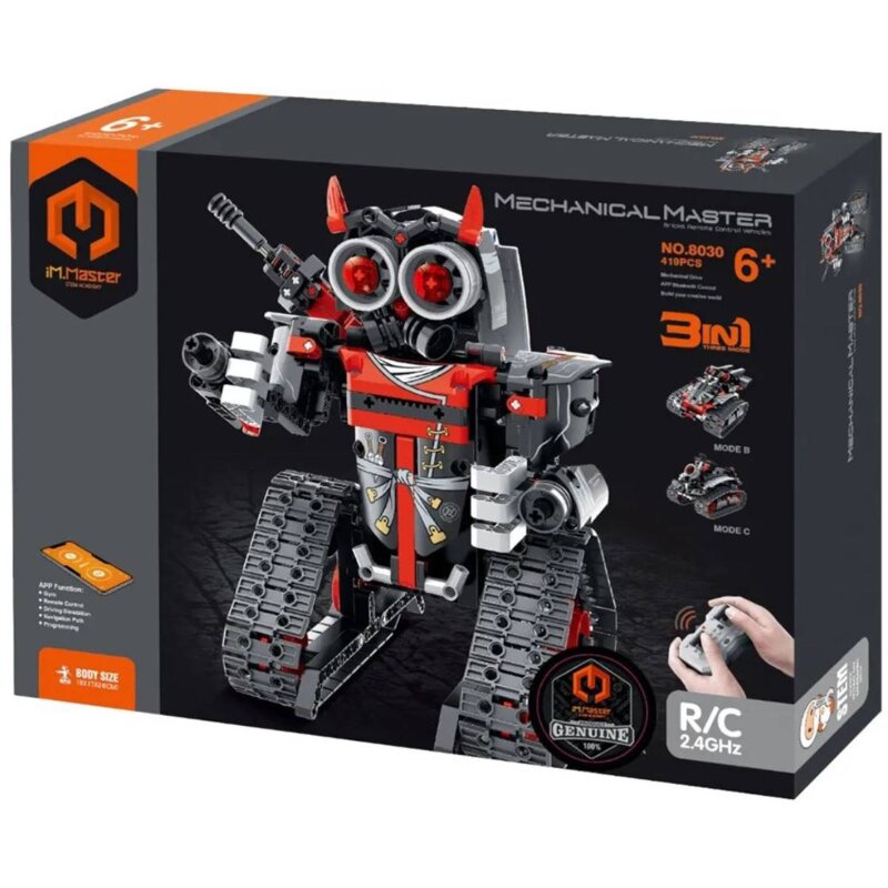 Klocki plastikowe IM.MASTER Radio Control Zdalne sterowanie Mechanical Robo-auto IM8030