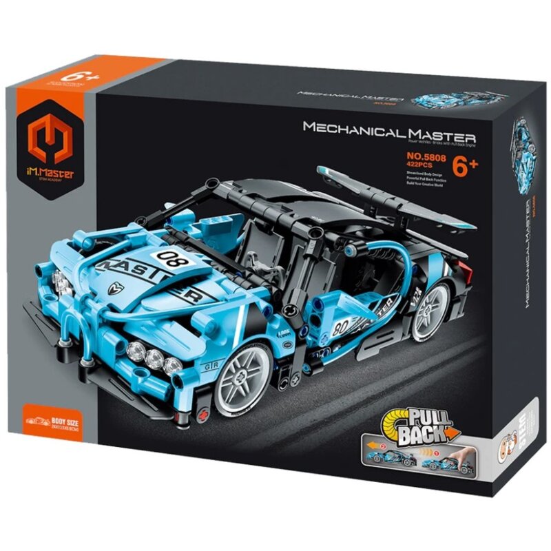Klocki plastikowe IM.MASTER Pull Back Super auto IM5808