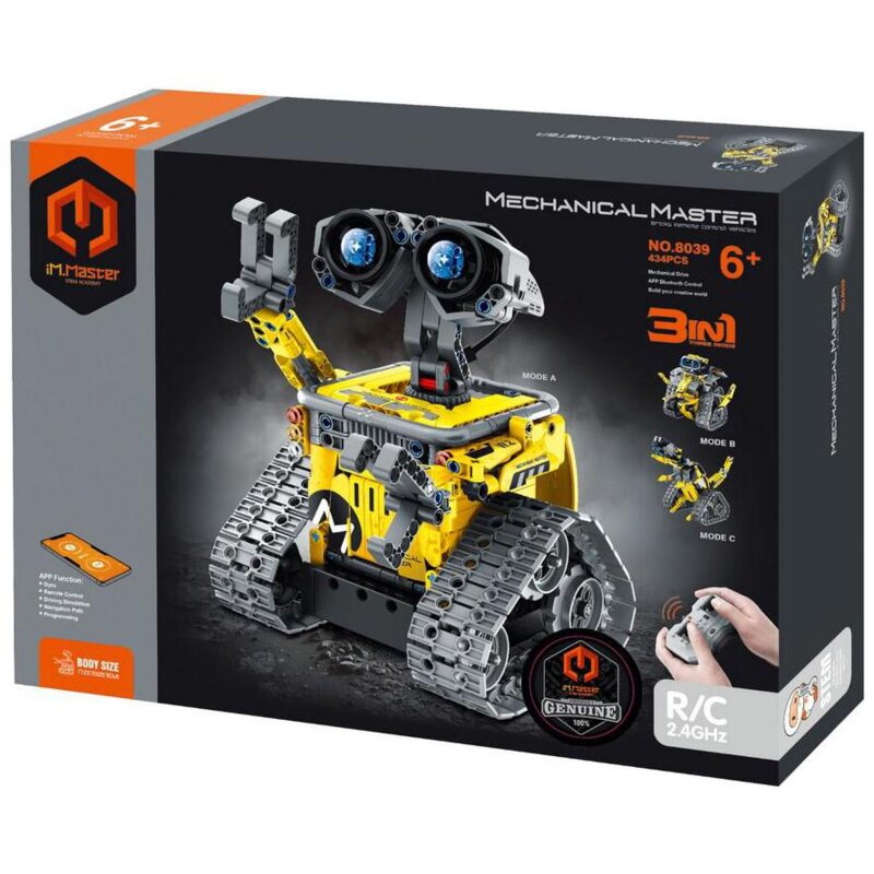 Klocki plastikowe IM.MASTER Radio Control Zdalne sterowanie Robo-Dino 3w1 IM8039