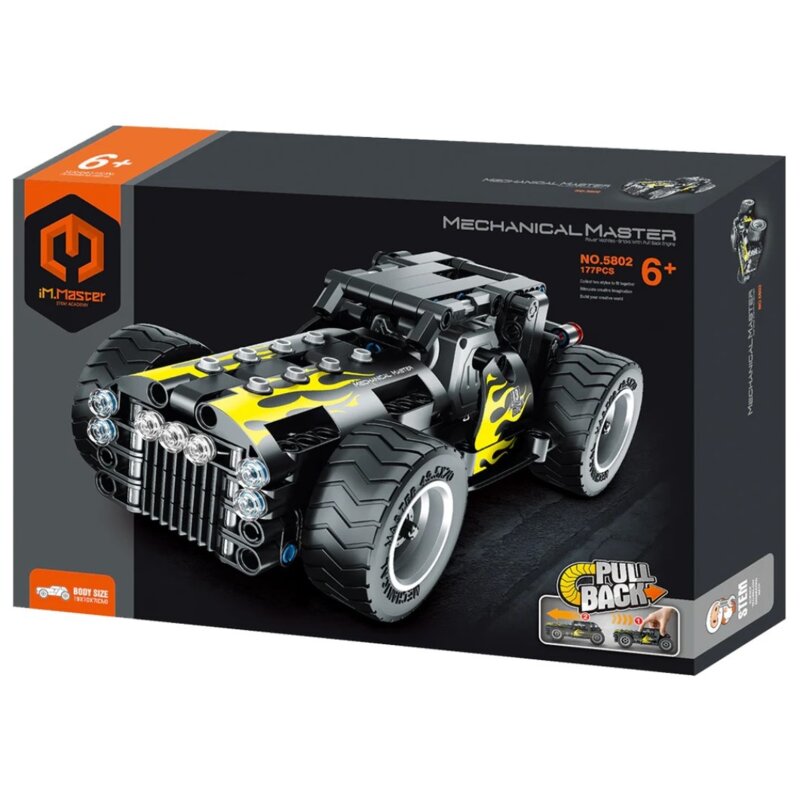 Klocki plastikowe IM.MASTER Pull Back Samochód IM5802