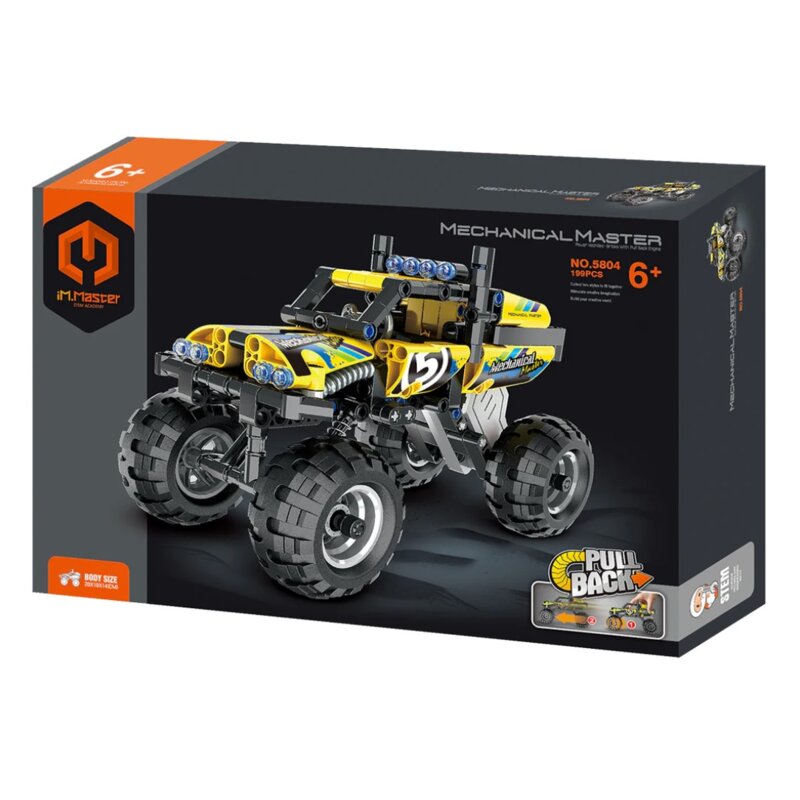 Klocki plastikowe IM.MASTER Pull Back Terenówka IM5804