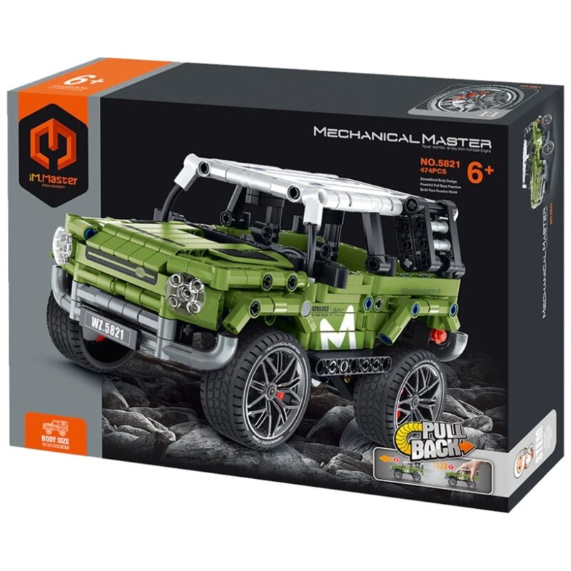 Klocki plastikowe IM.MASTER Pull Back Jeep IM5821