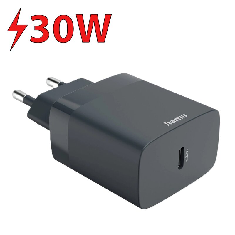 Hama Ecosential PD USB-C 30W Szary