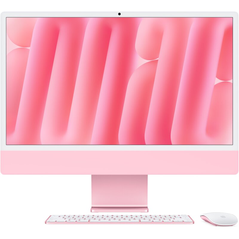 Komputer All in One APPLE iMac 2024 23.5" Retina M4 (10 rdzeni) 16GB RAM 512GB SSD macOS Różowy