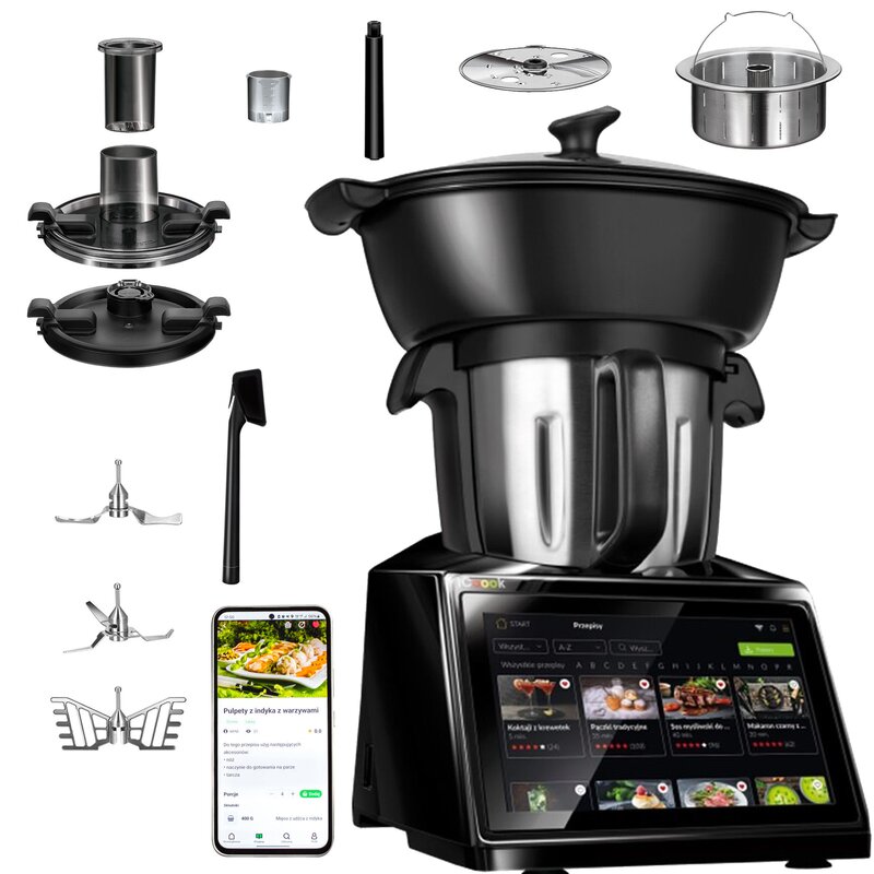 Wielofunkcyjny robot kuchenny ICOOOK MRK-48 (WiFi) z wagą i  funkcją gotowania