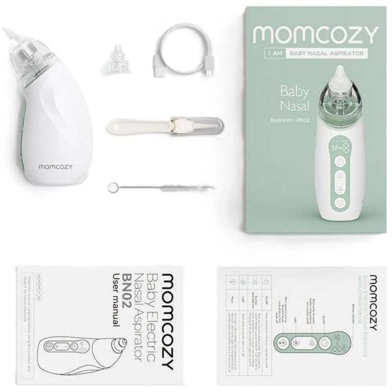 Aspirator do nosa dla niemowląt MOMCOZY BN002-GW10BA-A Zielony