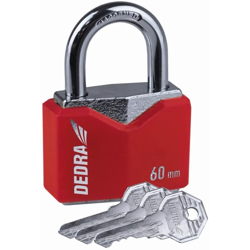 Kłódka DEDRA 11U113 60mm 3 klucze