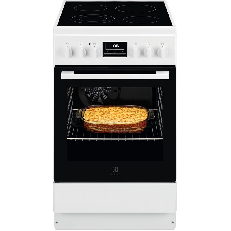 Kuchnia elektryczna ELECTROLUX LKR540266W 500 | HotAir termoobieg | Multilevel Cooking | biały
