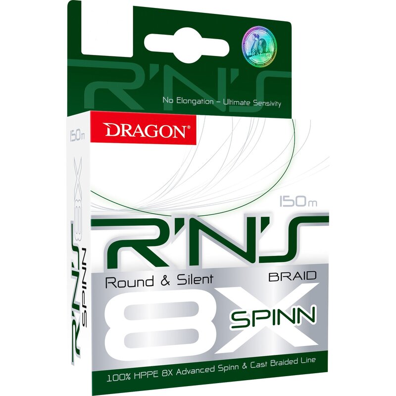 Plecionka DRAGON R N S 8X Spinn 0.25 mm / 150 m Zielony