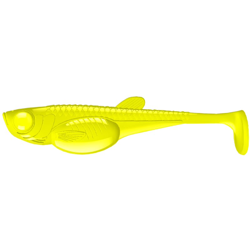 Przynęta LIBRA LURES Embrion Shad 3” (7.5 cm) Hot Yellow