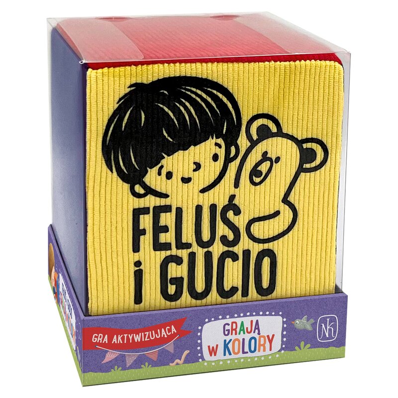 Gra edukacyjna NASZA KSIĘGARNIA Feluś i Gucio Grają w kolory