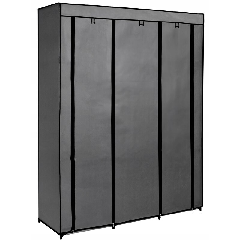 Szafa tekstylna GOCKOWIAK Mira Maxi (175 x 135 x 45 cm) Antracyt