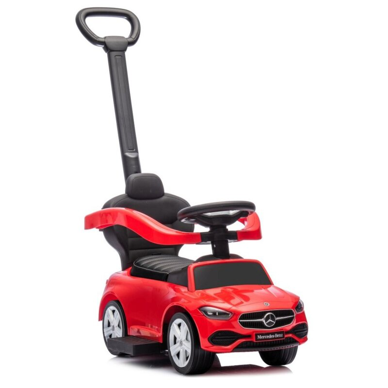 Jeździk MILLY MALLY Mercedes Benz C-Class Deluxe Czerwony rączka