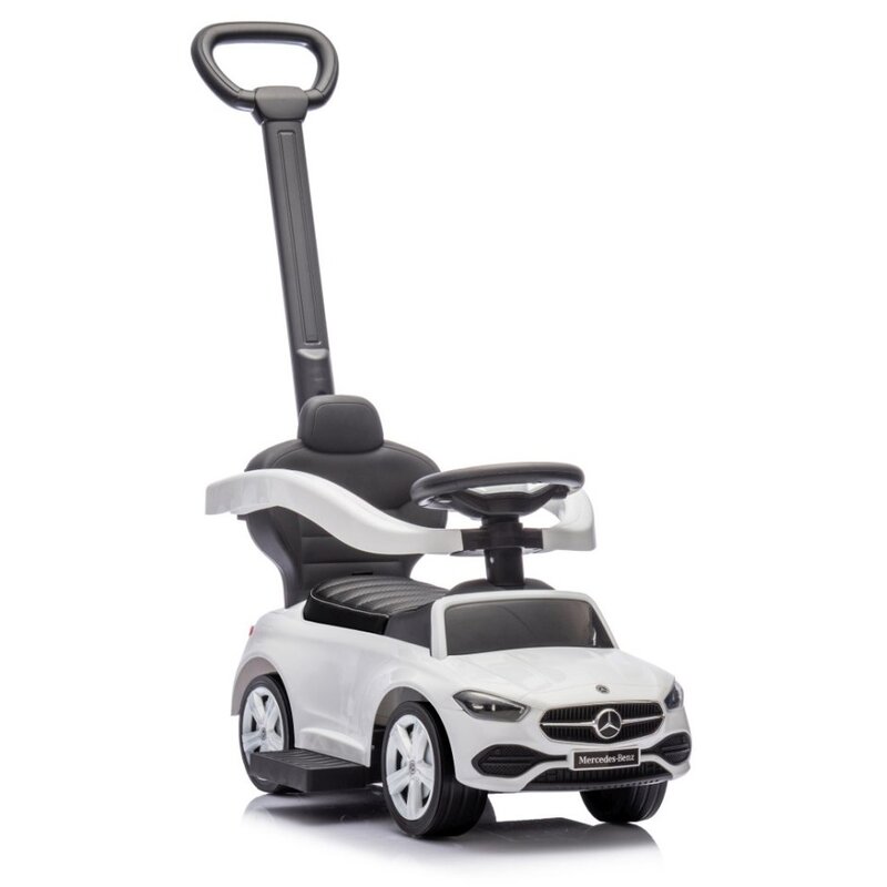 Jeździk MILLY MALLY Mercedes Benz C-Class Deluxe Biały rączka