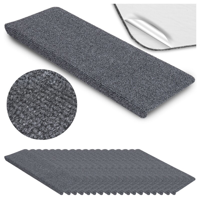 Dywanik na stopnie GOCKOWIAK Adria Grafitowy (15 szt.)