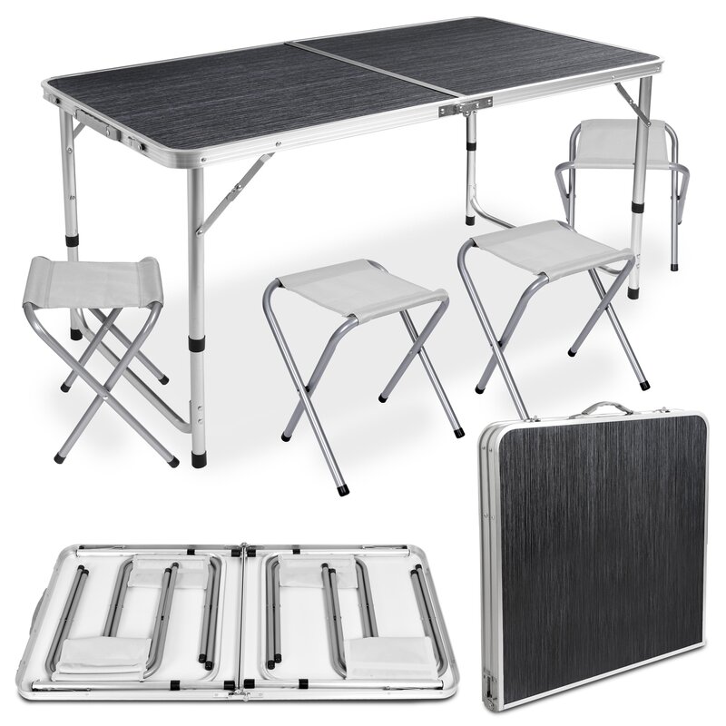 Zestaw mebli turystycznych OUTDORIUM Tramp Czarny