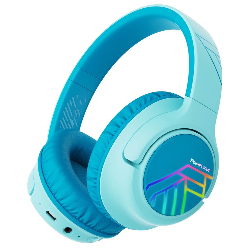 Słuchawki nauszne POWERLOCUS Bobo Niebieski