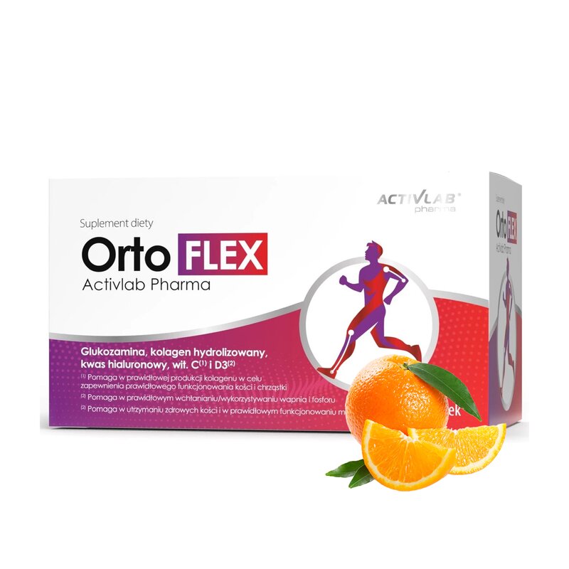 Suplement na stawy ACTIVLAB OrtoFlex Pomarańczowy (30 saszetek)