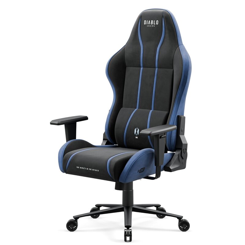 Fotel gamingowy DIABLO CHAIRS X-One 2.0 Normal Size Czarno-niebieski