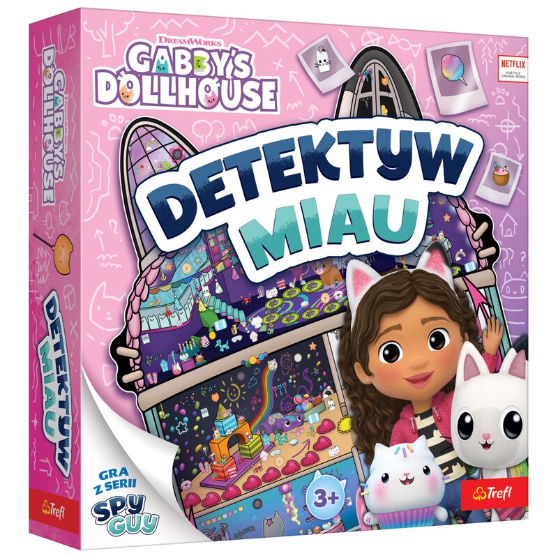 Gra planszowa TREFL Spy Guy Koci domek Gabi Detektyw Miau 02695