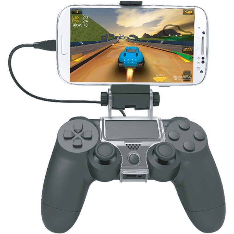 Uchwyt na telefon DOBE TP4-016B do kontrolera PS4 Czarny