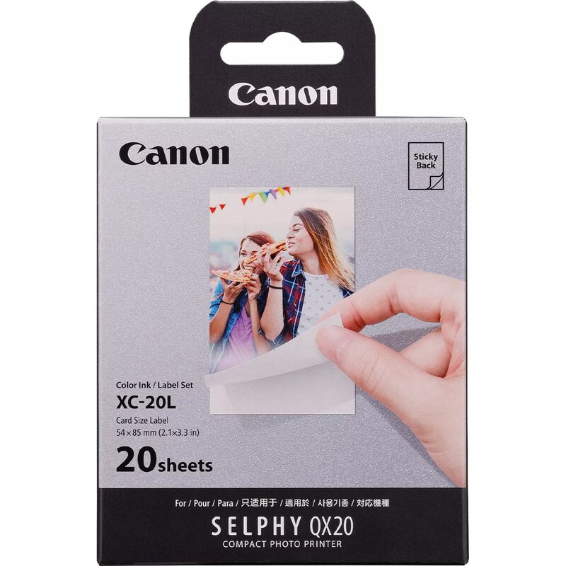 Canon Zestaw atramentu i papieru Canon XC-20L 2x3 20 odbitek 6755C002