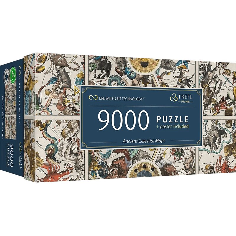 Puzzle TREFL Prime Unlimited Fit Technology Ancient Celestial Maps 81031 (9000 elementów)
