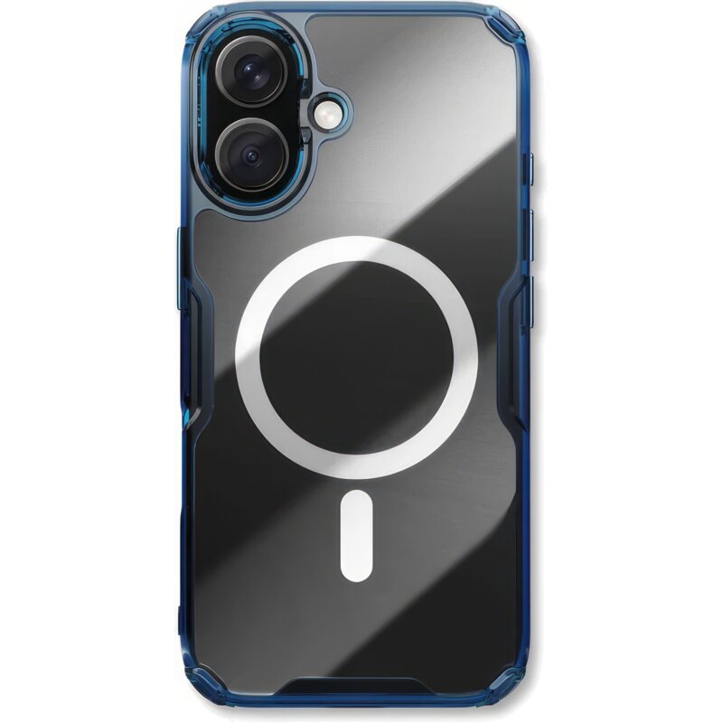 Etui NILLKIN Nature TPU Pro Magnetic do Apple iPhone 16 Plus Przezroczysto-niebieski