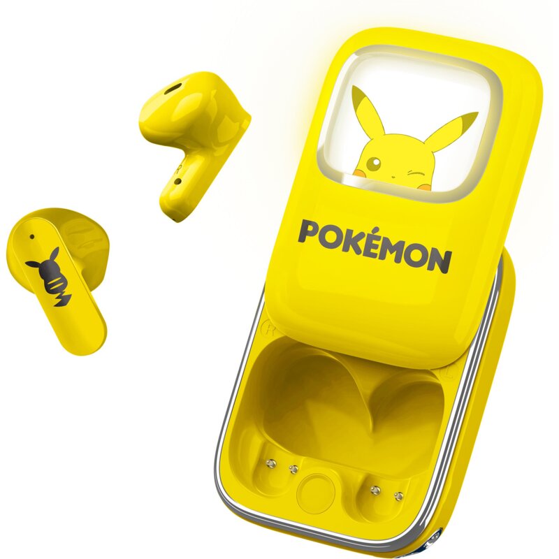 OTL Technologies Pokemon  Pikachu  Slide TWS Dla Dzieci Douszne Żółty