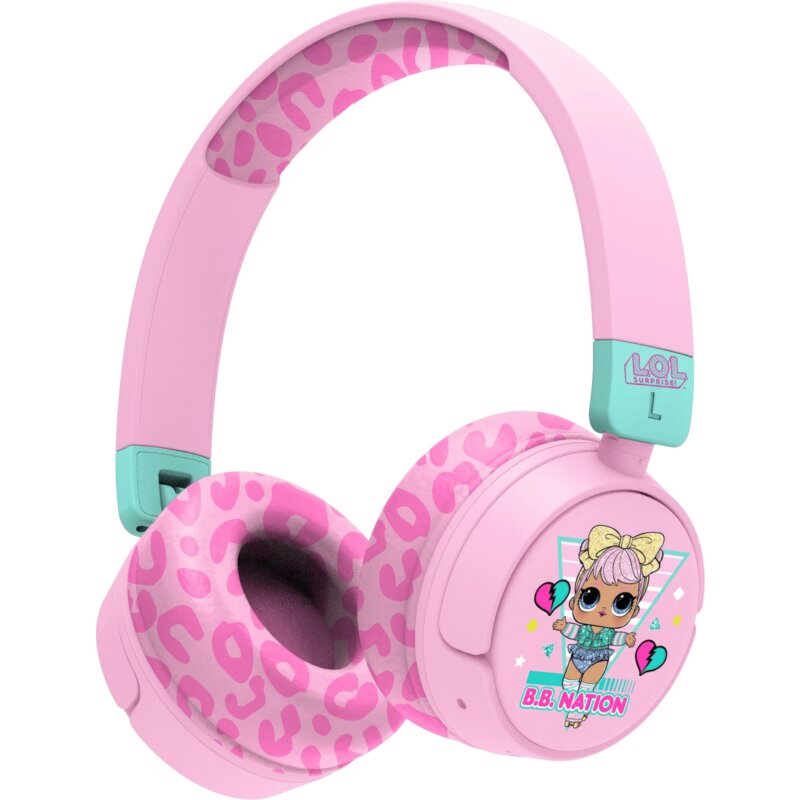 OTL Technologies L.O.L. Surprise! B.B. Nation Kids Wireless Dla Dzieci Nauszne Różowy
