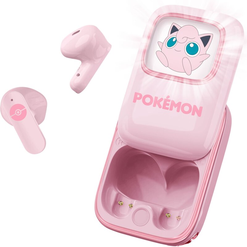 OTL Technologies Pokemon Jigglypuff  Slide TWS Dla Dzieci Douszne Różowy