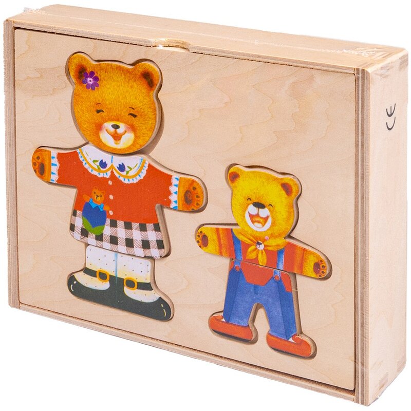 Układanka SMILY PLAY Misie SPW83595 (30 elementów)