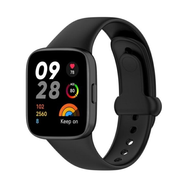 Pasek BELINE do Xiaomi Redmi Watch 3 (szerokość paska 19.5 mm) Czarny